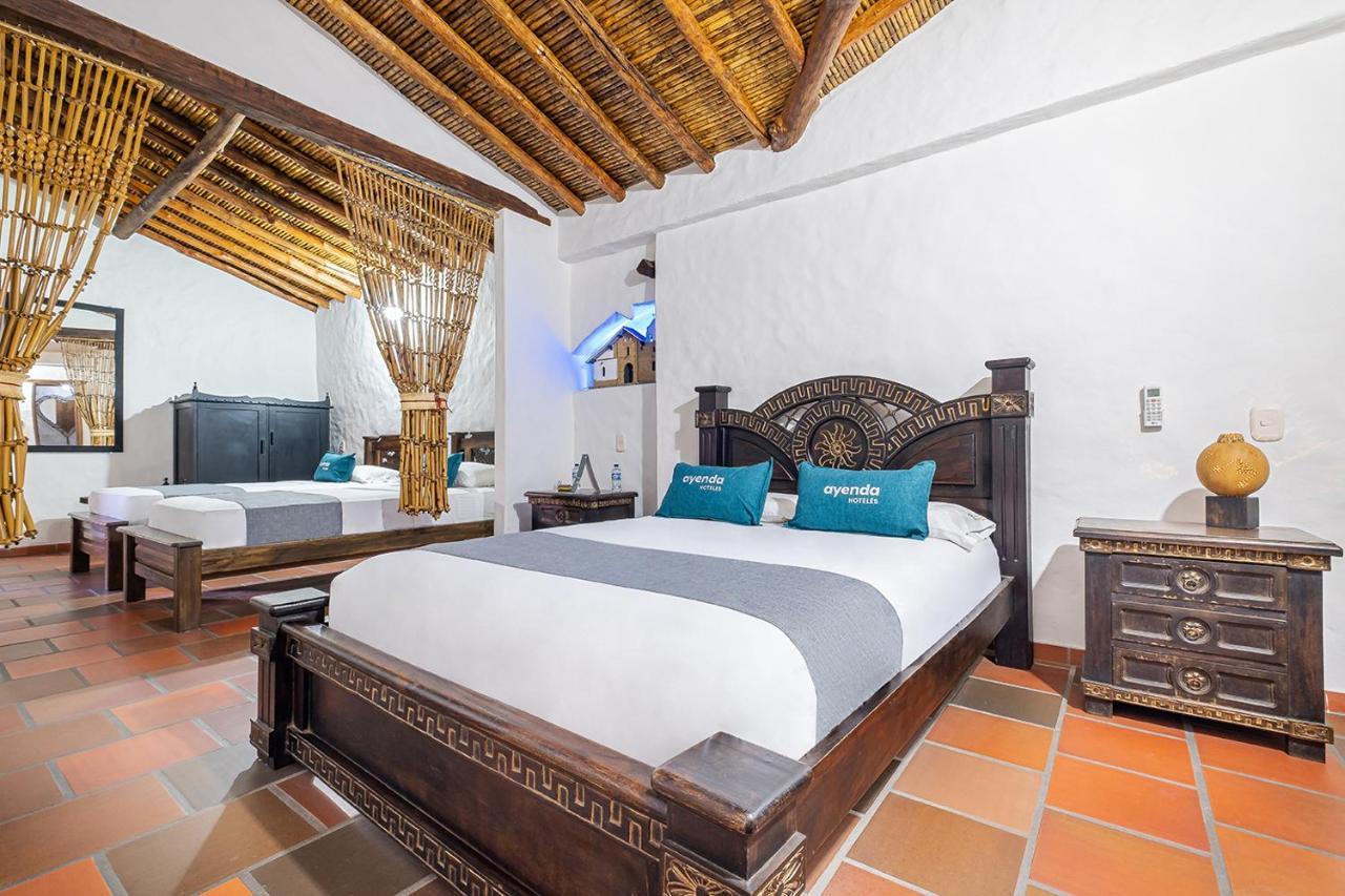 Ayenda Boutique Macaregua Giron Hotel Bagian luar foto
